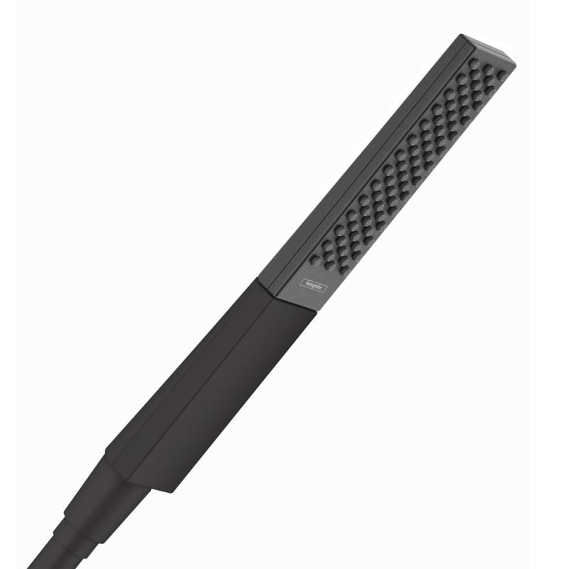 Hansgrohe Para de dus hansgrohe rainfinity 26867670, 1/2'', 1 pulverizare, ecosmart, anti-calcar, mat, negru