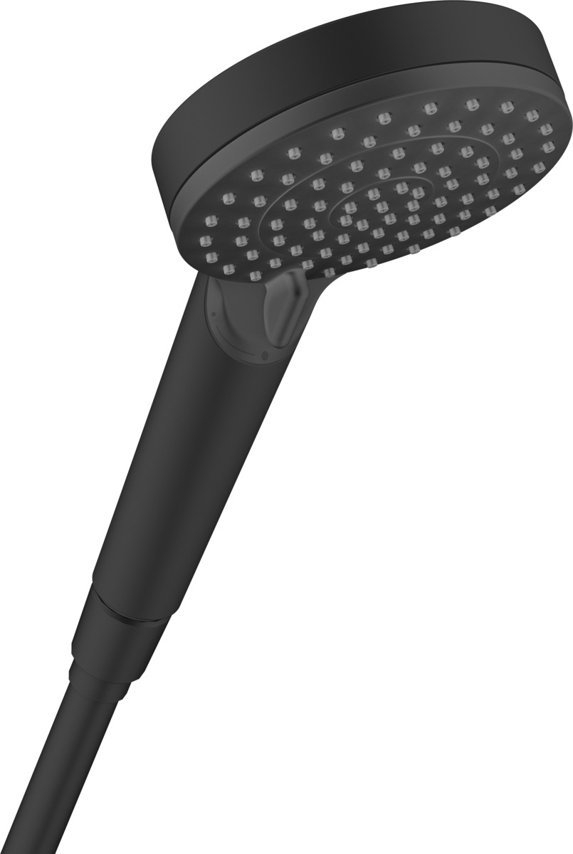 Hansgrohe Para de dus hansgrohe vernis blend 26270670, 1/2'', universala, 2 pulverizari, anti-calcar, mat, negru