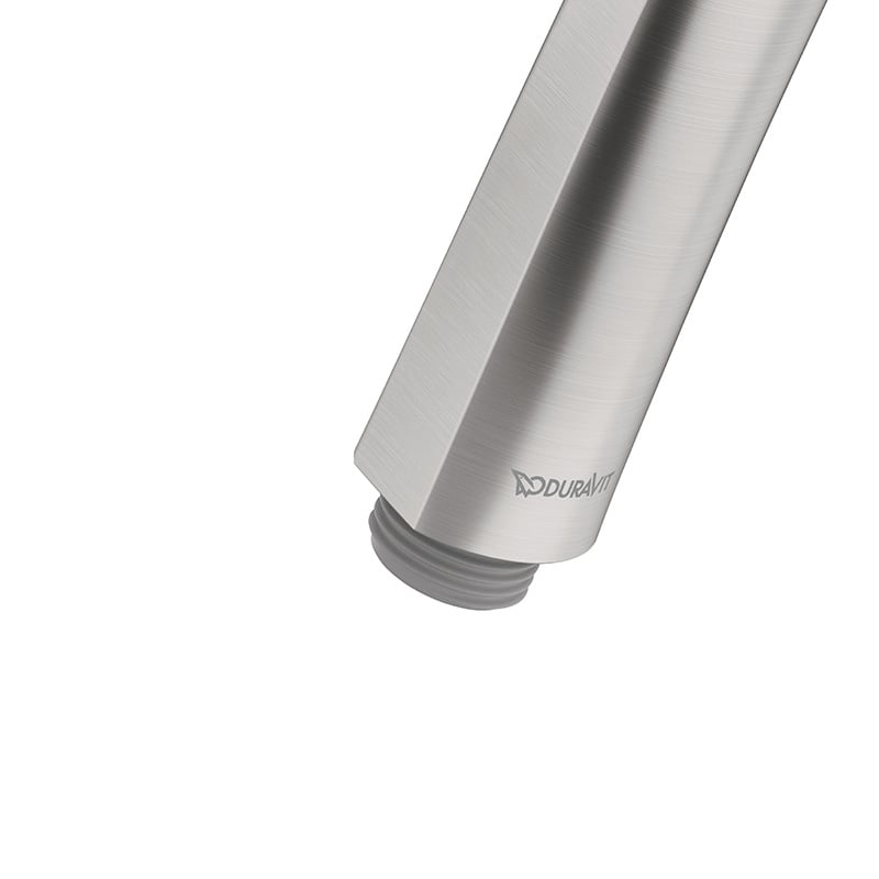 Para dus Duravit UV0652016070, 110 mm, 245 mm, 3 functii, 1/2 racord, sistem anticalcar, Otel satinat