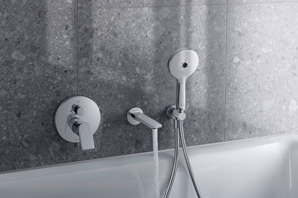 Para de dus Duravit UV0650017010, dus, diametru 120 mm, 3 functii, montaj universal, racord 1/2'', crom [5]