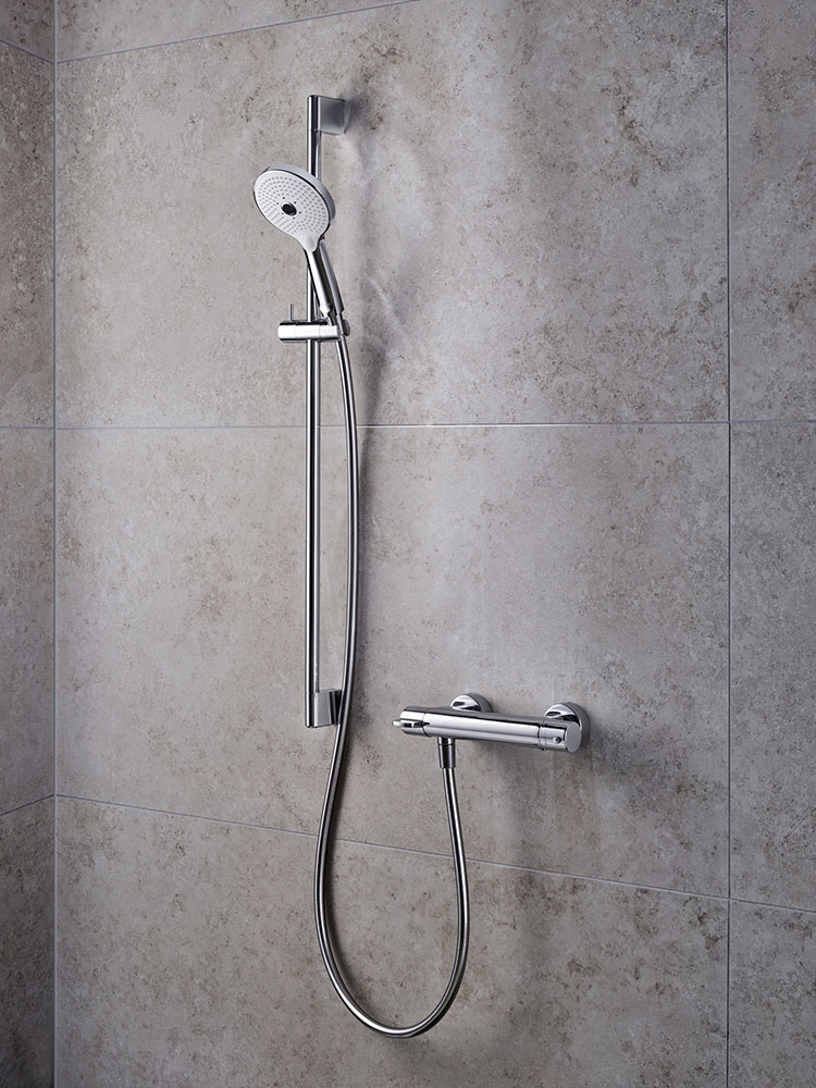 Para de dus Duravit UV0650017010, dus, diametru 120 mm, 3 functii, montaj universal, racord 1/2'', crom [6]