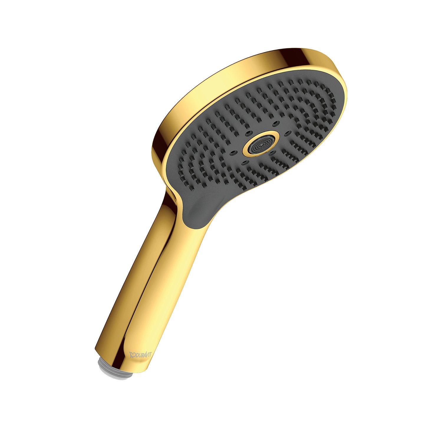 Baterii sanitare - Para de dus Duravit UV0652017034, dus, diametru 120 mm, 3 functii, montaj universal, racord 1/2'', auriu
