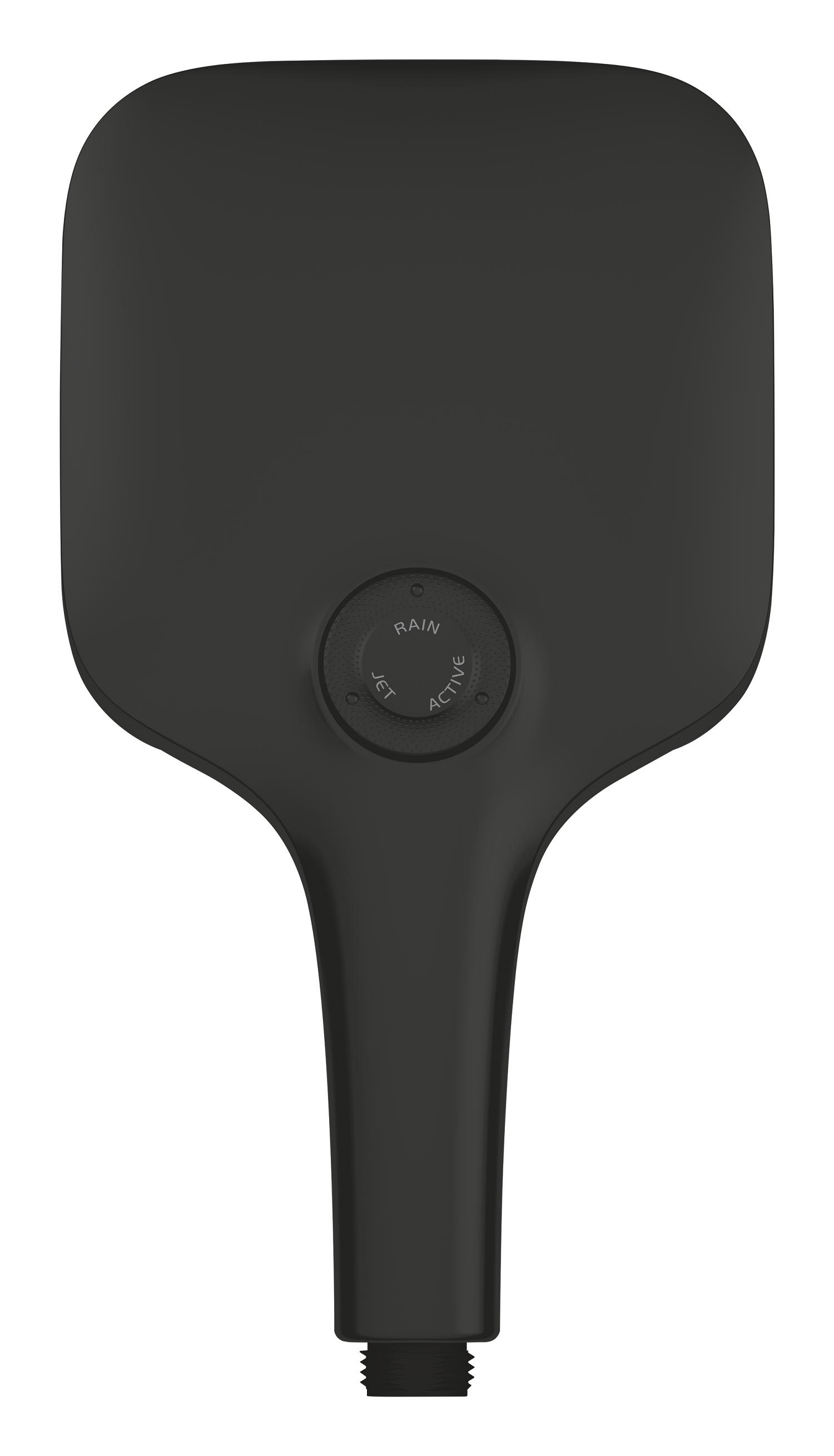 Para dus Grohe 265952430, 130 mm, 8.5 l/min, 253 mm, 3 functii, 1/2 racord, sistem anticalcar, Negru