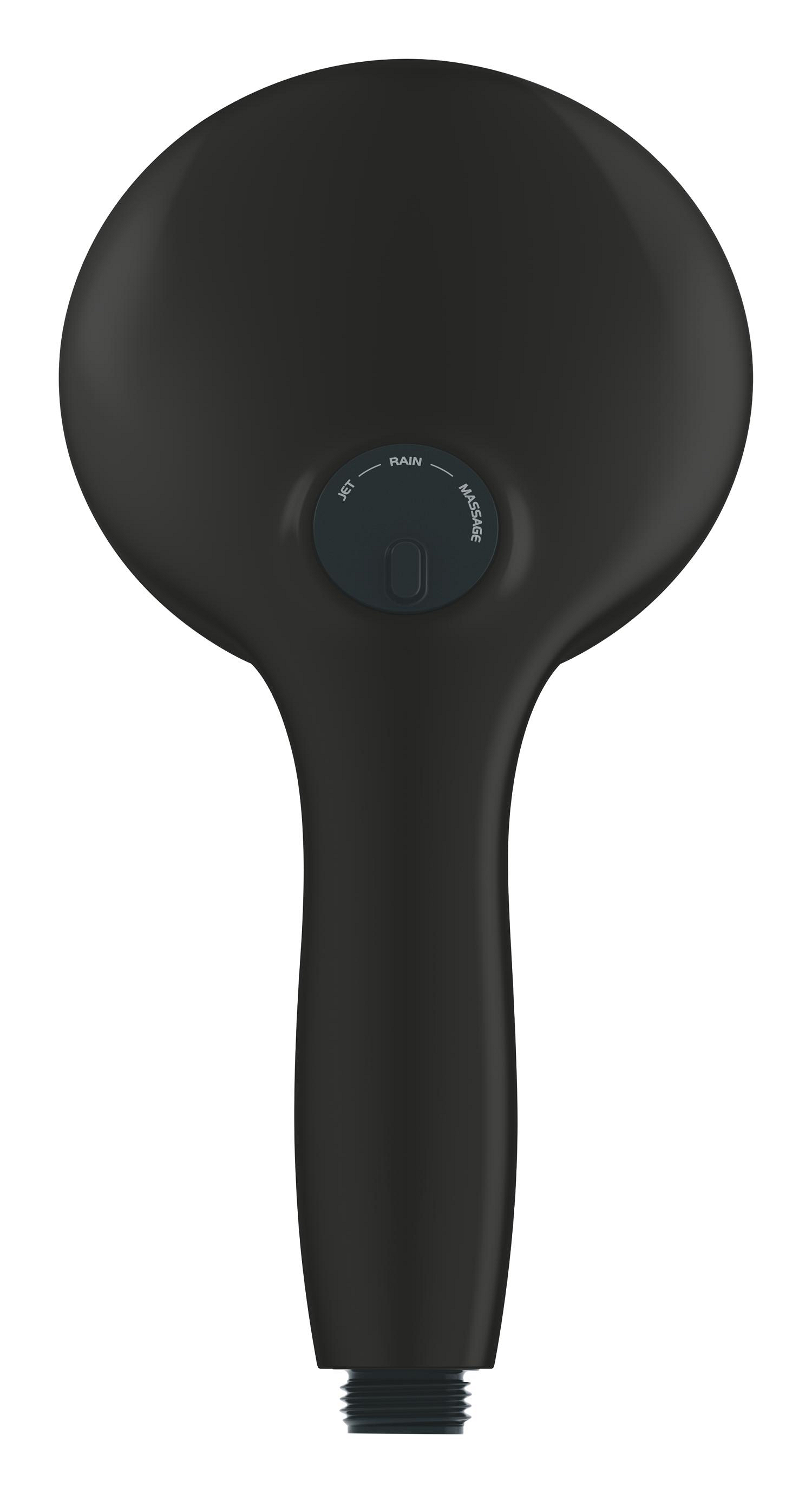 Para dus Grohe 260312431, 110 mm, 7.4 l/min, 240 mm, 3 functii, 1/2 racord, sistem anticalcar, Negru