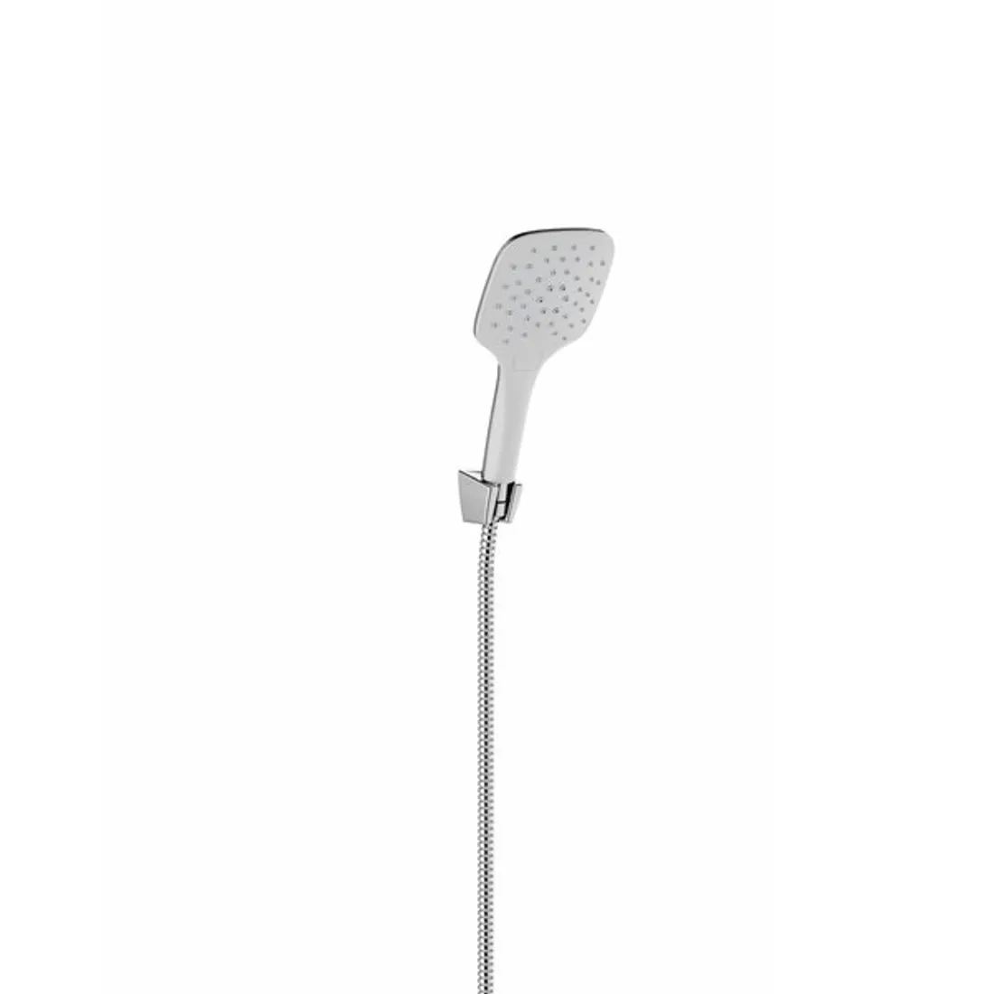 Ravak  Para dus ravak flat, universala, 120 mm, 3 functii, suport/furtun, crom/alb, x07s010