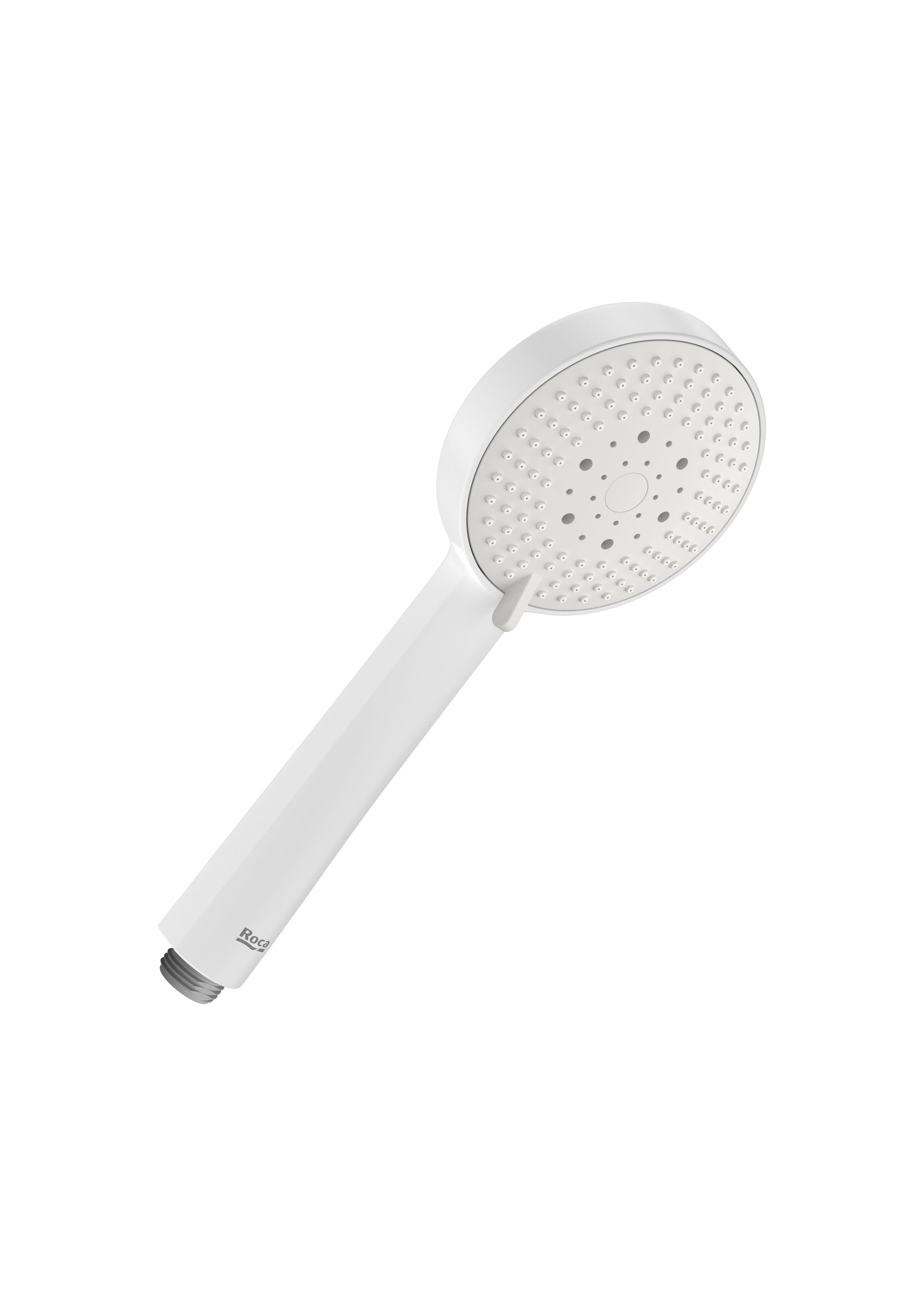 Para dus Roca A5B8113B00, 100 mm, 257 mm, 3 functii, 1/2 racord, sistem anticalcar, universal, abs, Alb
