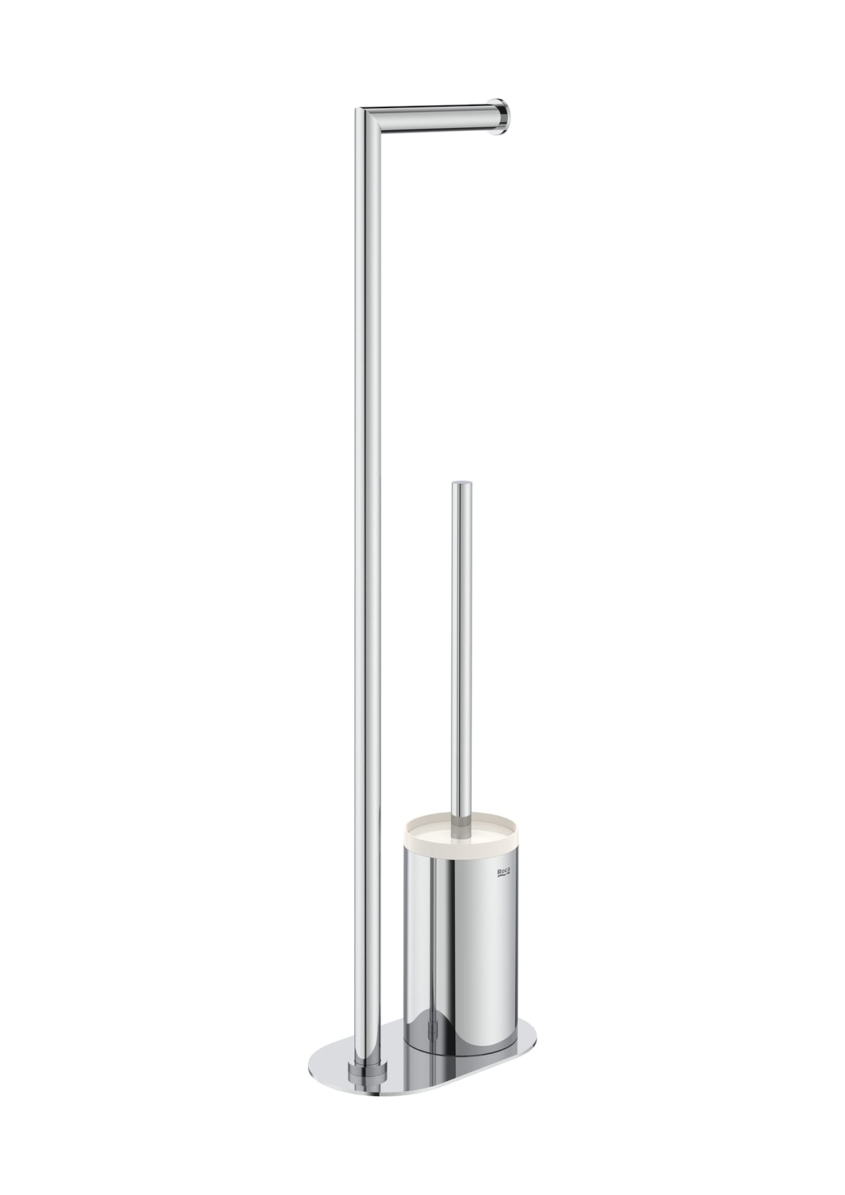 Roca Perie wc cu suport hartie roca hotels, pe podea, metal, crom, a817588c00