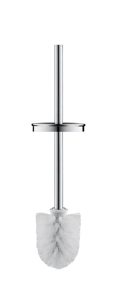 Set perie WC Duravit 0099281000, Perie D-Code, numar orificii instalare 2, tip instalare pe podea, crom [1]