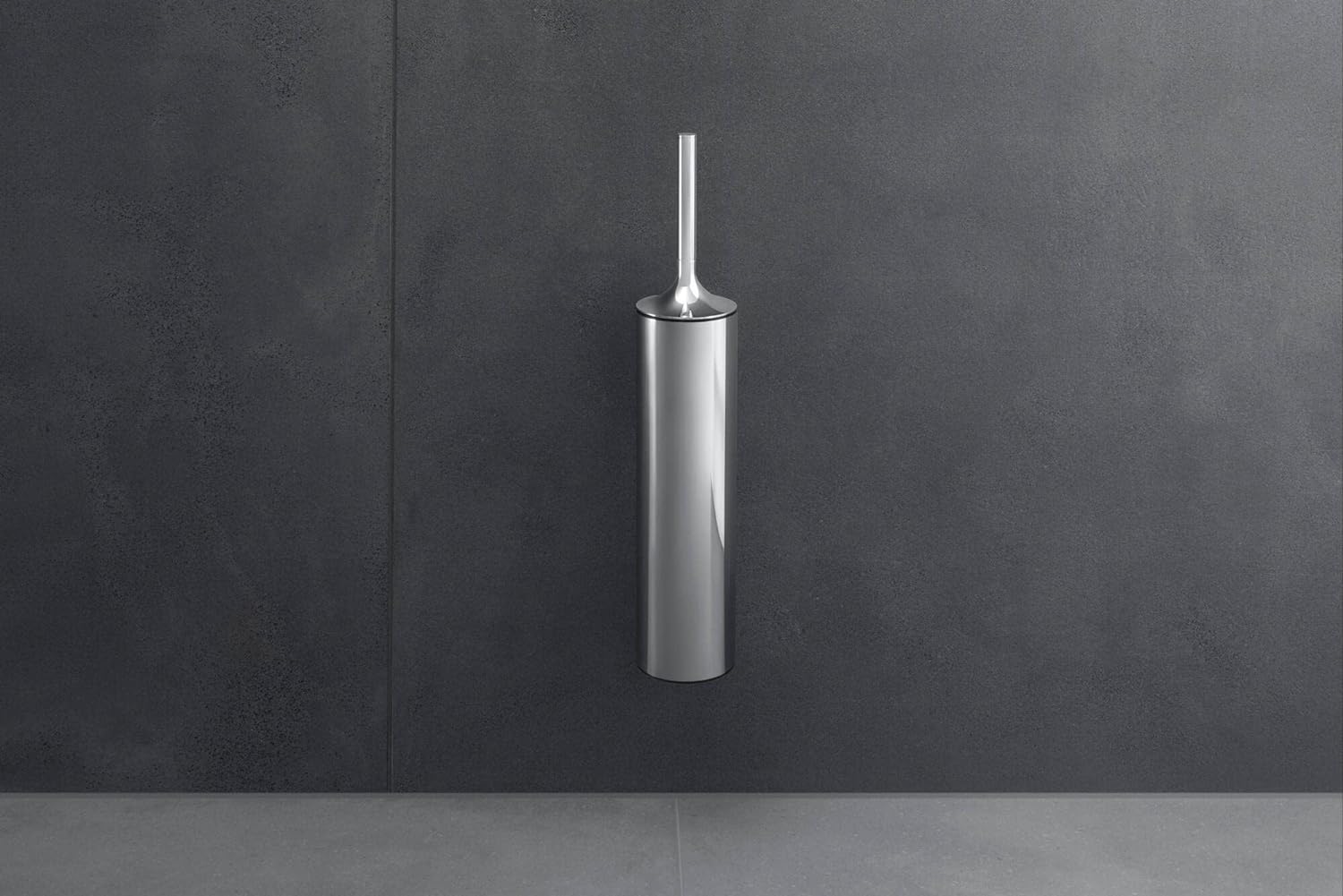 Set perie WC Duravit 0099461000, Perie Starck T, tip instalare pe perete, elemente fixare ascunse, crom [2]