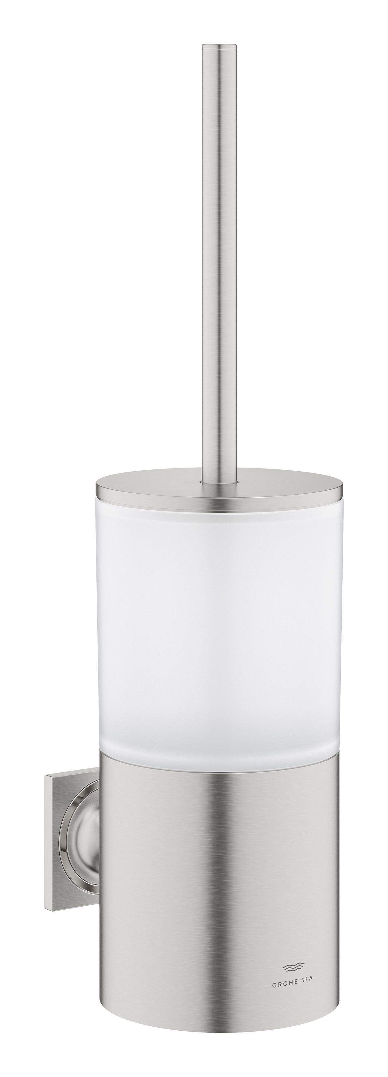 Grohe SPA Perie wc grohe allure, pe perete, sticla/metal, mat, otel satinat, 40340dc1