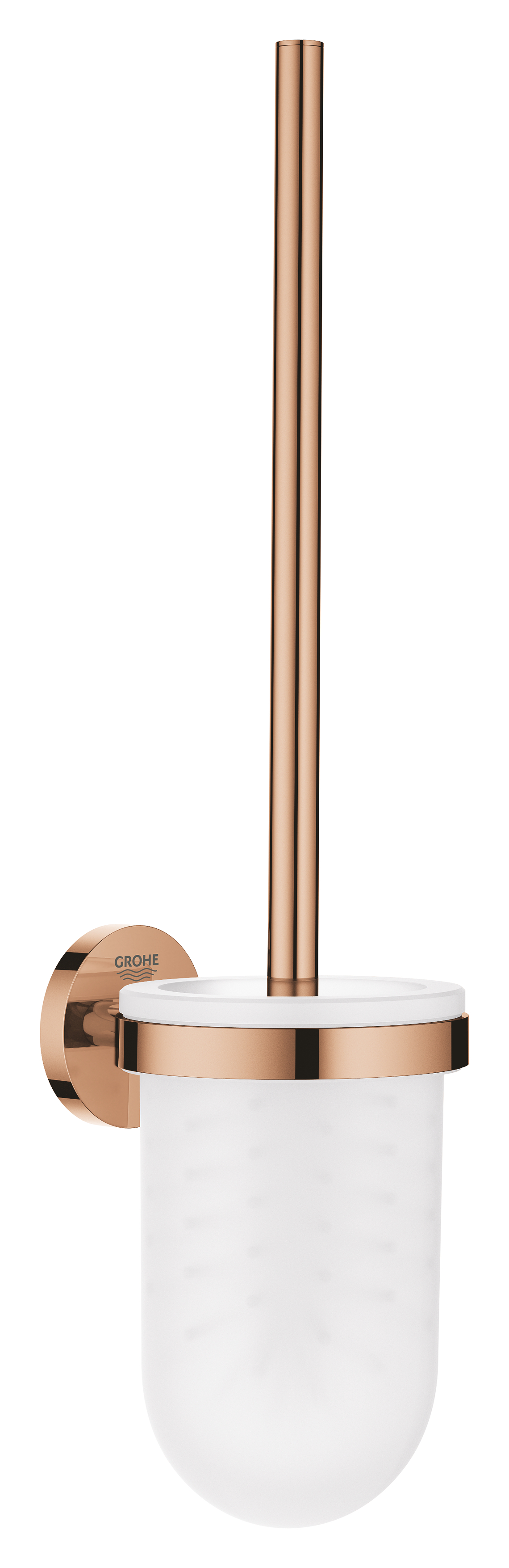 Grohe Perie wc grohe essentials 40374da1, suport perie, fixare ascunsa, sticla, metal, lucios, cupru