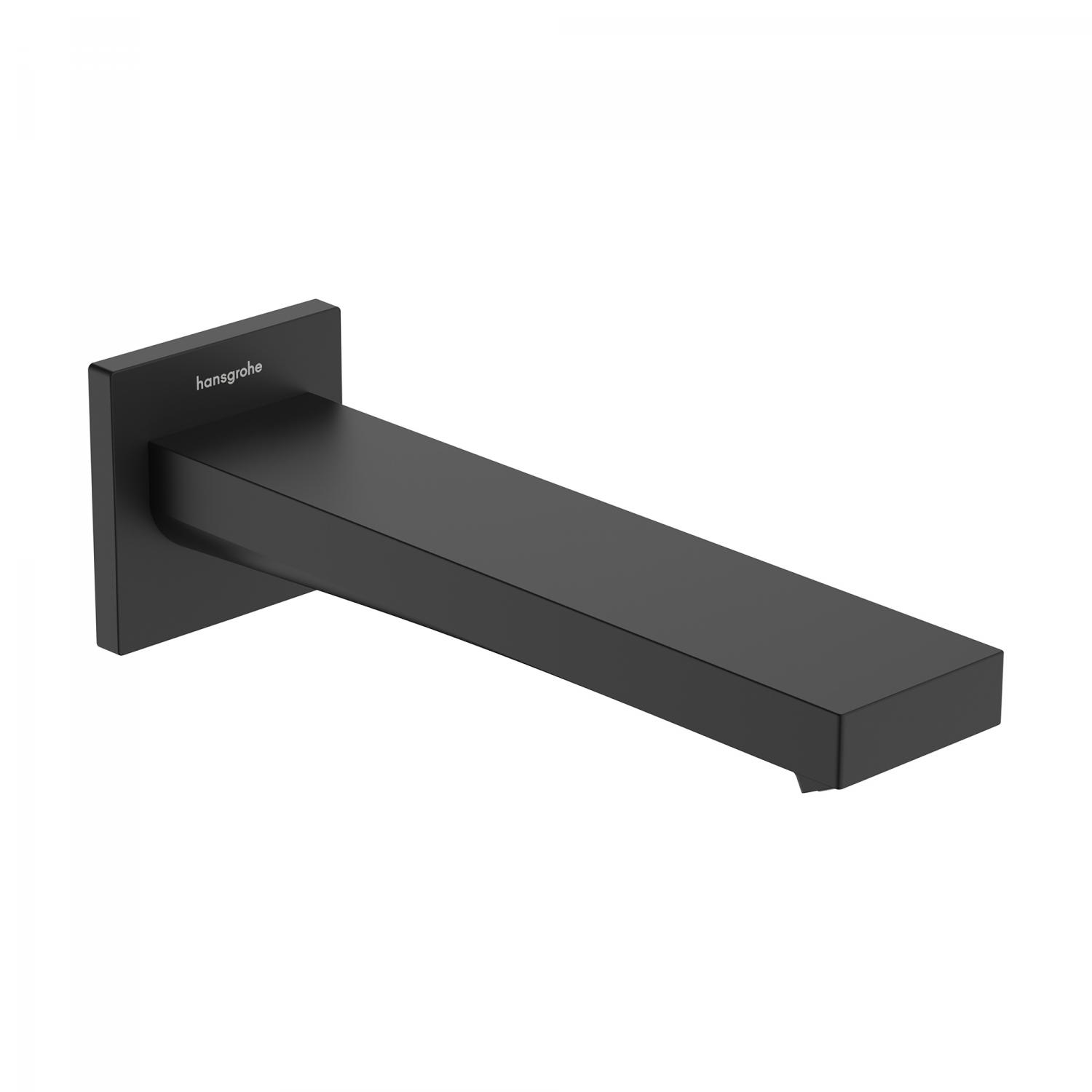 Hansgrohe Pipa cada hansgrohe tecturis e, 1/2'', 218 mm, mat, negru, 73410670