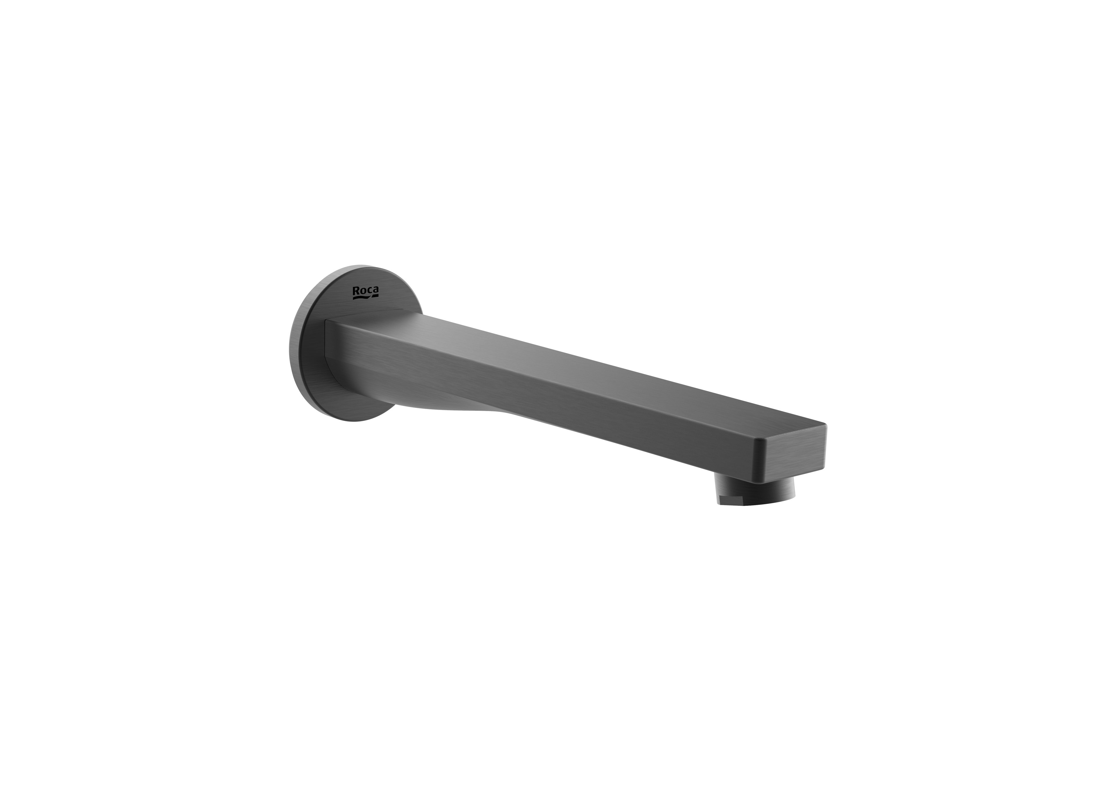 Roca Pipa cada roca square, 1/2'', 220 mm, mat, negru, a5253089nm
