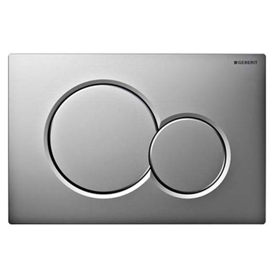 Geberit  Placa de actionare wc geberit sigma01 115.770.ka.5, dubla, orizontala, 246 x 164 mm, abs, mat, crom