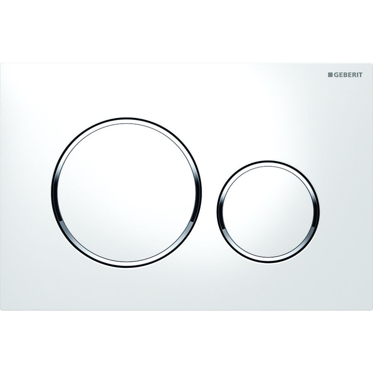 Geberit  Placa de actionare wc geberit sigma20 115.882.kj.1, dubla spalare, orizontala, 246 x 164 mm, abs, alb