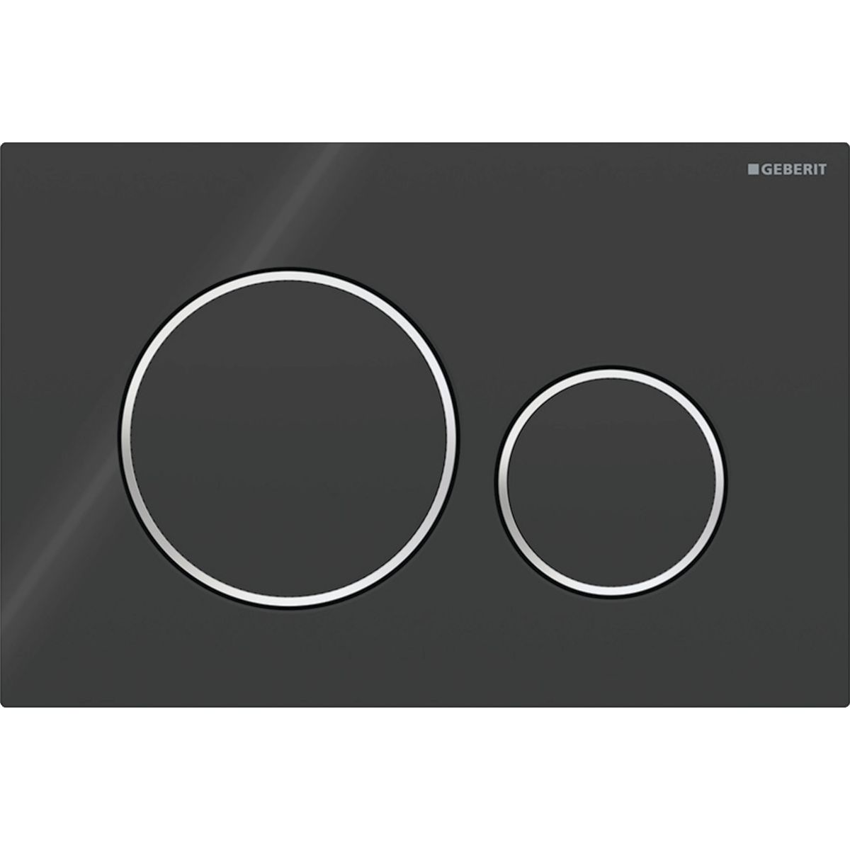 Geberit  Placa de actionare wc geberit sigma20 115.882.km.1, dubla spalare, orizontala, 246 x 164 mm, abs, negru