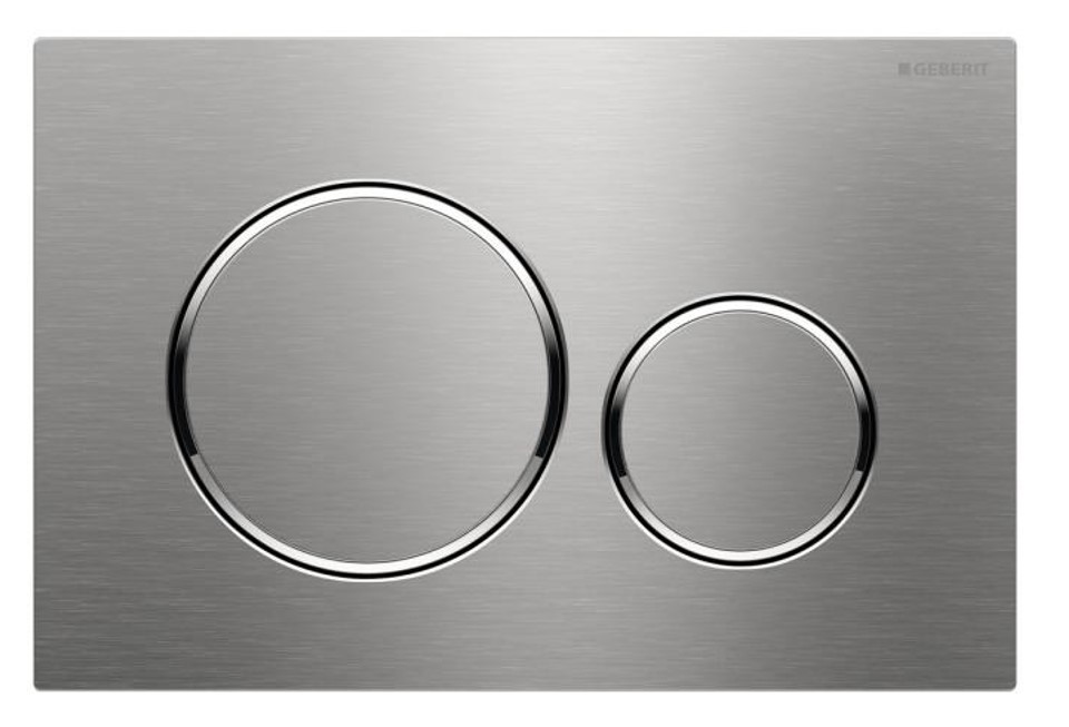 Geberit  Placa de actionare wc geberit sigma20 115.882.sn.1, dubla spalare, orizontala, 246 x 164 mm, metal, mat, otel inoxidabil