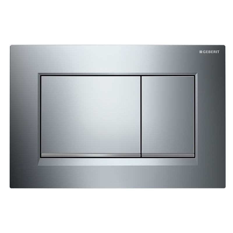 Geberit  Placa de actionare wc geberit sigma30 115.883.kh.1, dubla spalare, orizontala, 246 x 164 mm, abs, crom