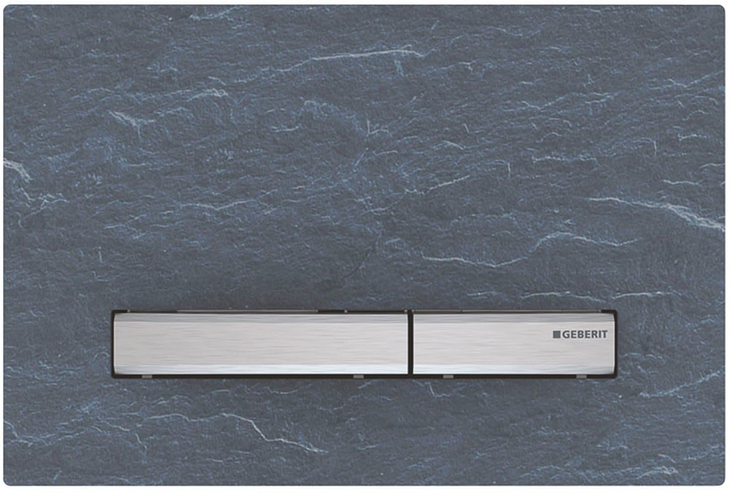 Geberit  Placa de actionare wc geberit sigma50 115.788.jm.2, dubla spalare, orizontala, 246 x 164 mm, alama/metal, ardezie/crom