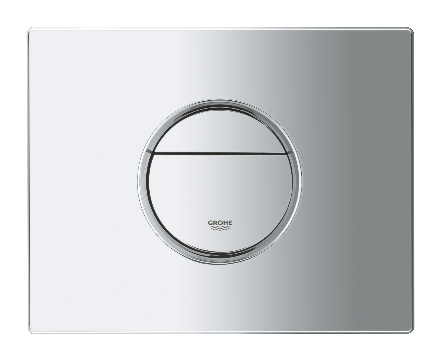 Placa de actionare WC Grohe 38765000, 156 mm, 197 mm, functie eco, orizontala, incastrat pentru tip rezervor, Crom