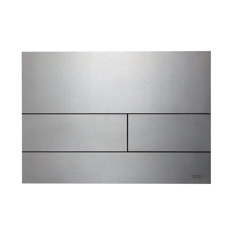 Tece  Placa de actionare wc tece square 9240830, dubla, orizontala, 220 x 150 mm, metal, mat, crom