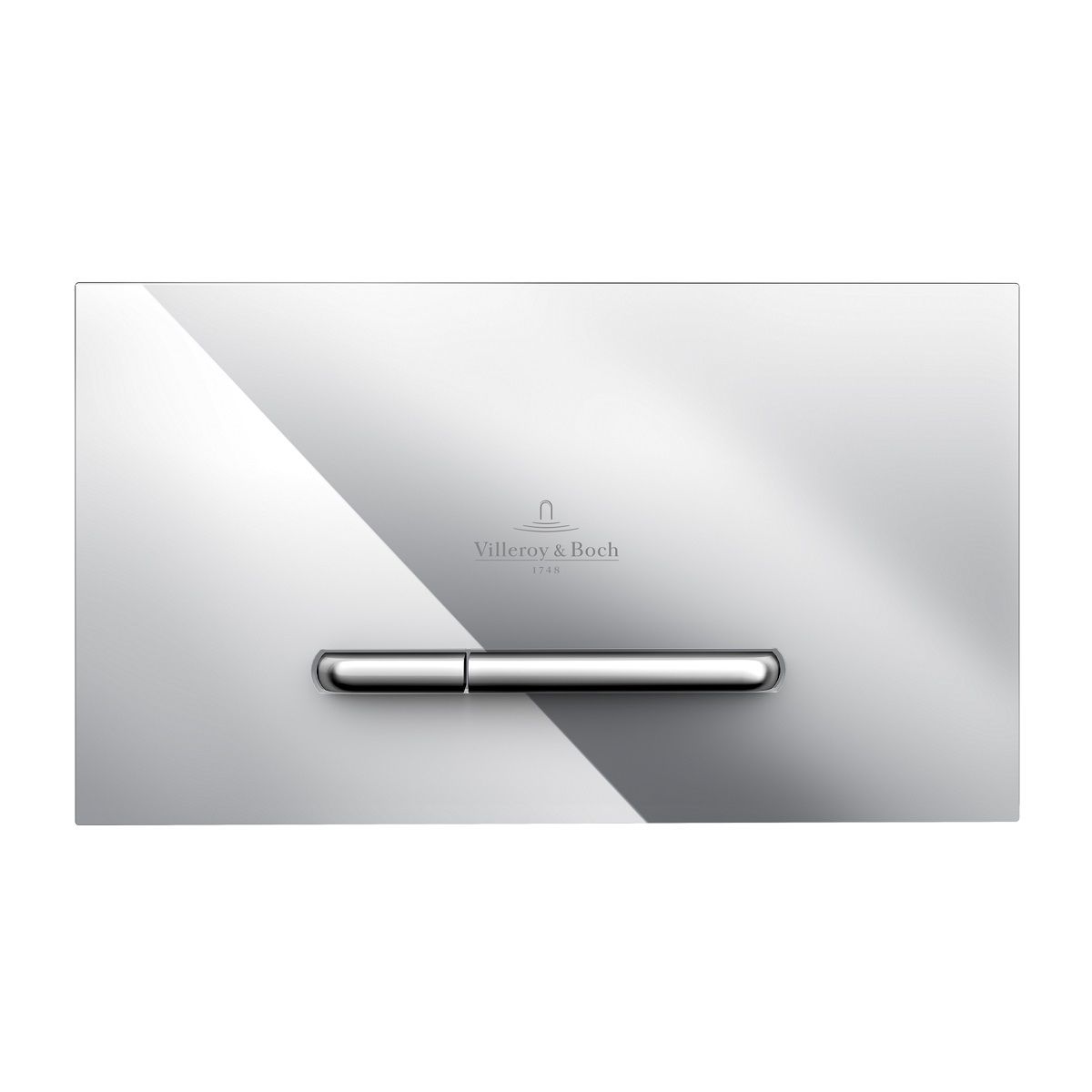 Villeroy and Boch Clapeta wc villeroy & boch viconnect, dubla, orizontala, 253 x 145 mm, abs, mat, crom, 92218069