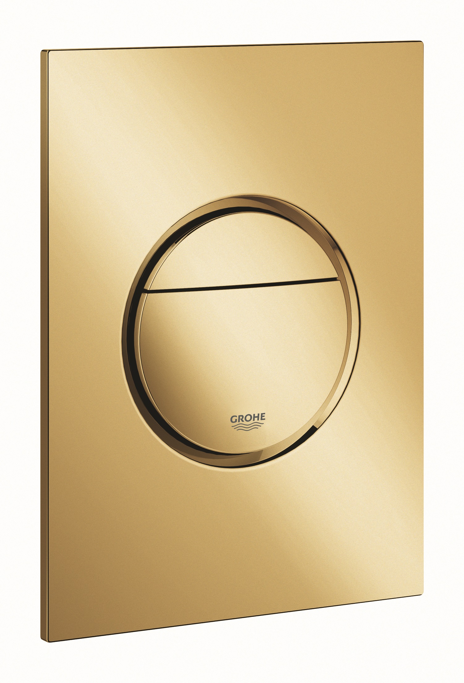 Clapeta WC Grohe 37601GL0, 130 mm, 172 mm, functie eco, verticala, incastrat pentru tip rezervor, Auriu