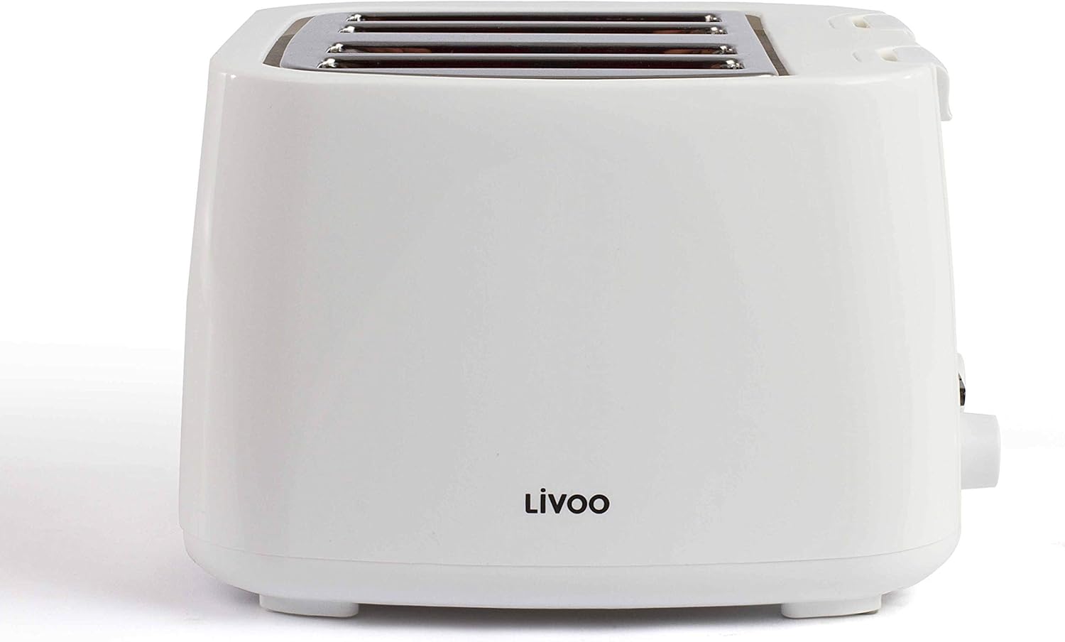 Livoo Prajitor paine livoo, 1500 w, 4 felii, putere variabila, alb, dod167w