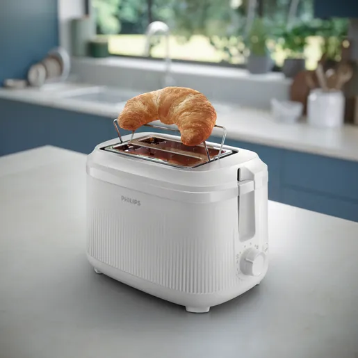 Philips Prajitor paine philips 3000, 900 w, 2 felii, 8 trepte, oprire automata, alb, hd2511/00