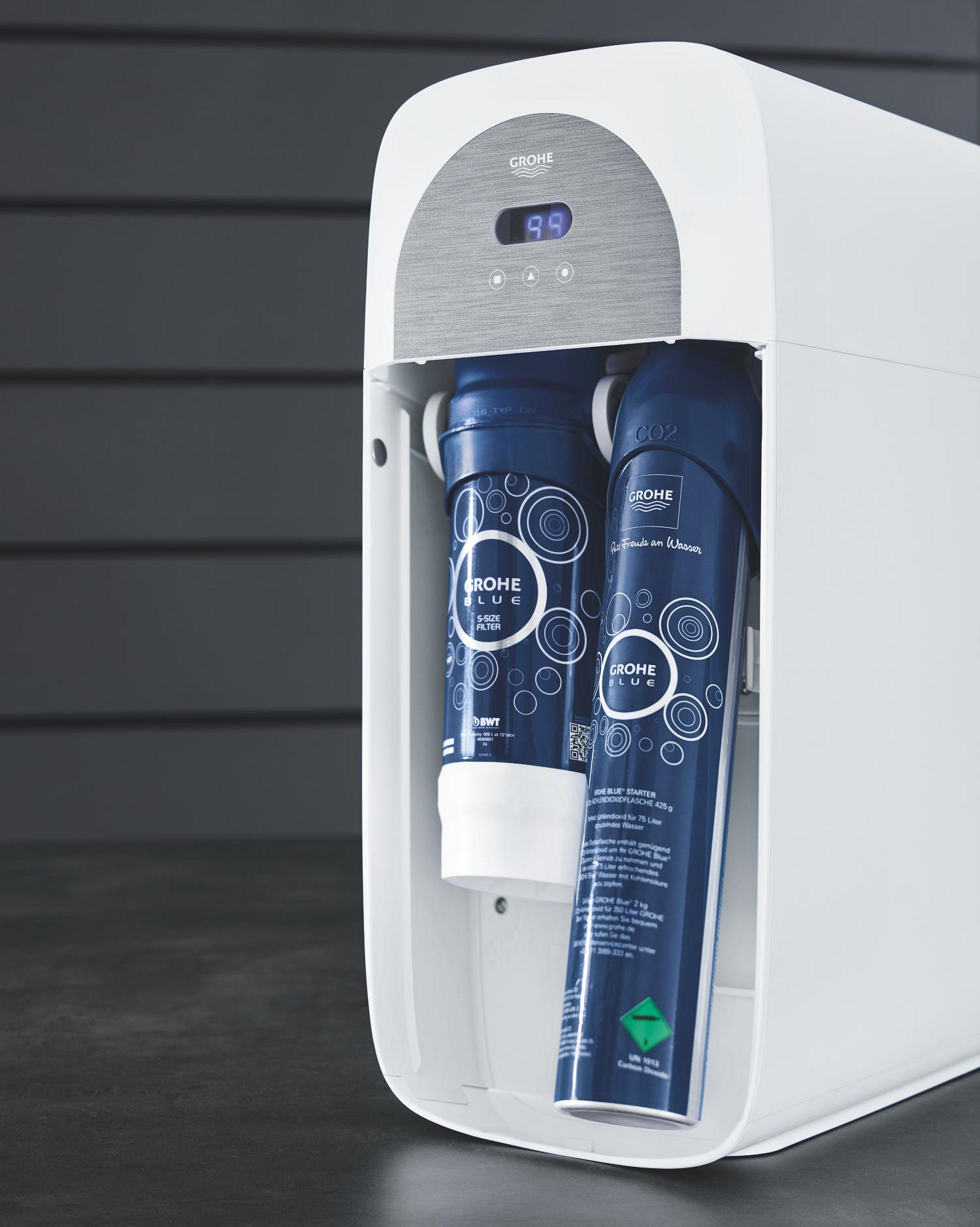 Carbonizator Grohe 40711001, Racitor carbonizator Blue Home, calitate superioara pentru baia ta [6]