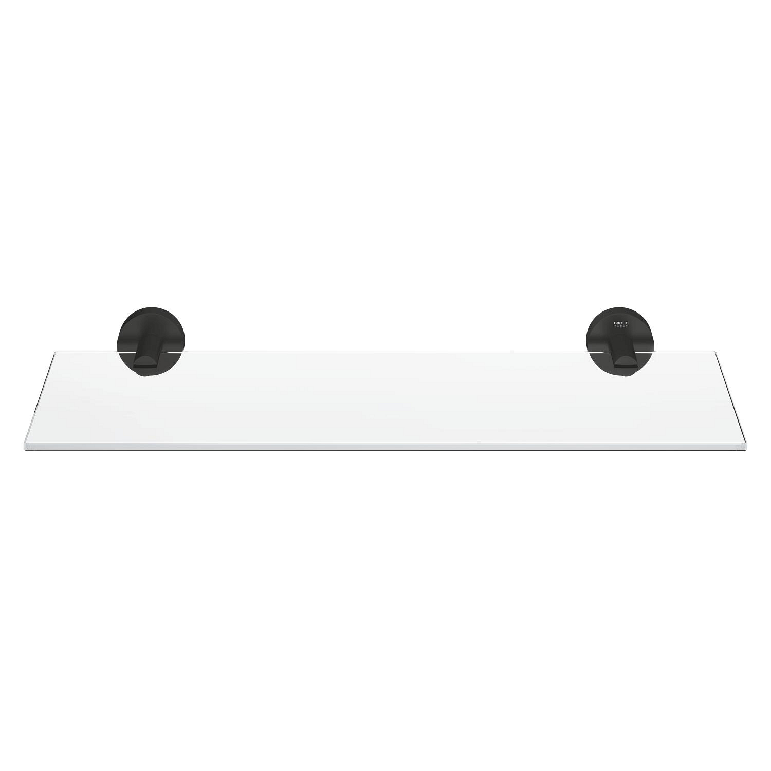 Raft baie Grohe 412022430, 530 mm, 145 mm, 2 orificii instalare, pe perete, sticla, metal, elemente fixare, Negru