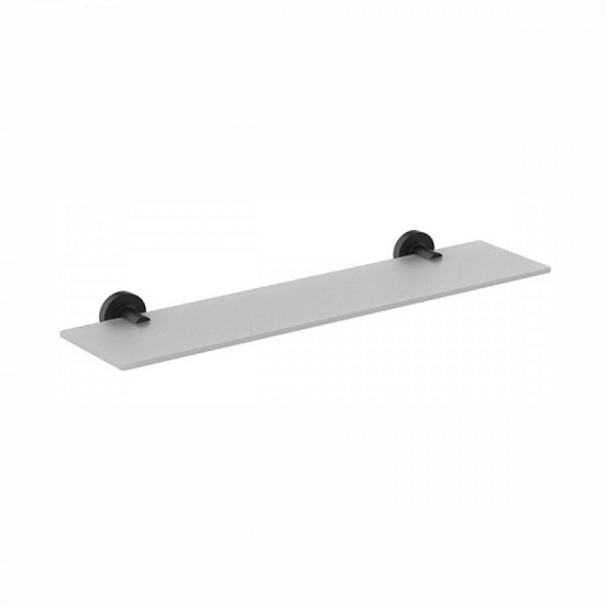 Ideal Standard Raft baie ideal standard iom a9124xg, 520 mm, montare pe perete, fixare ascunsa, mat, negru