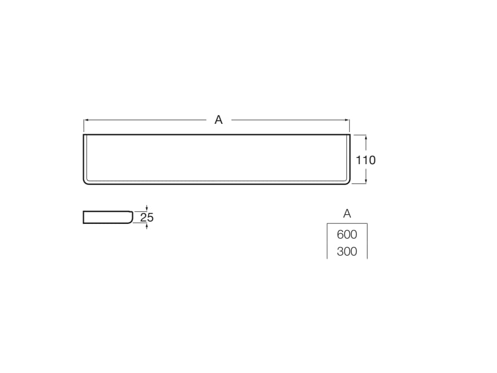 Raft Roca A817027VA0, baie Tempo, numar orificii instalare 4, tip instalare pe perete, elemente fixare ascunse, auriu [1]