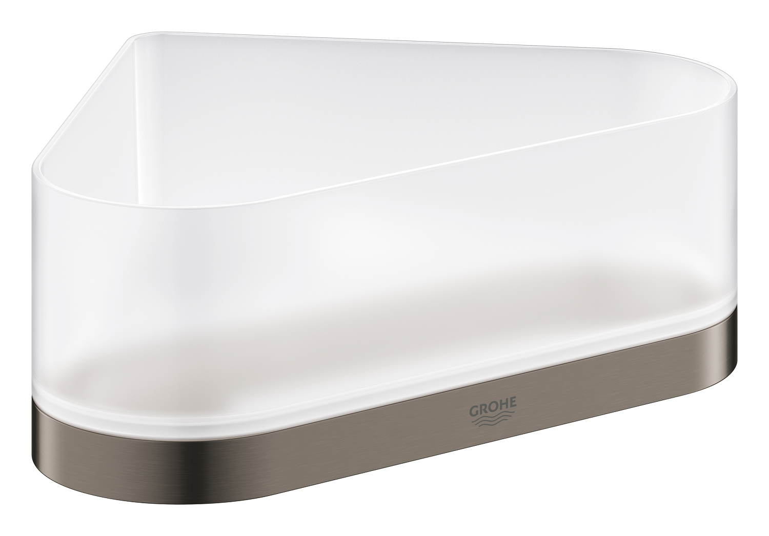 Grohe Raft de colt grohe selection 41038al0, montare pe perete, fixare ascunsa, abs/metal, mat, grafit