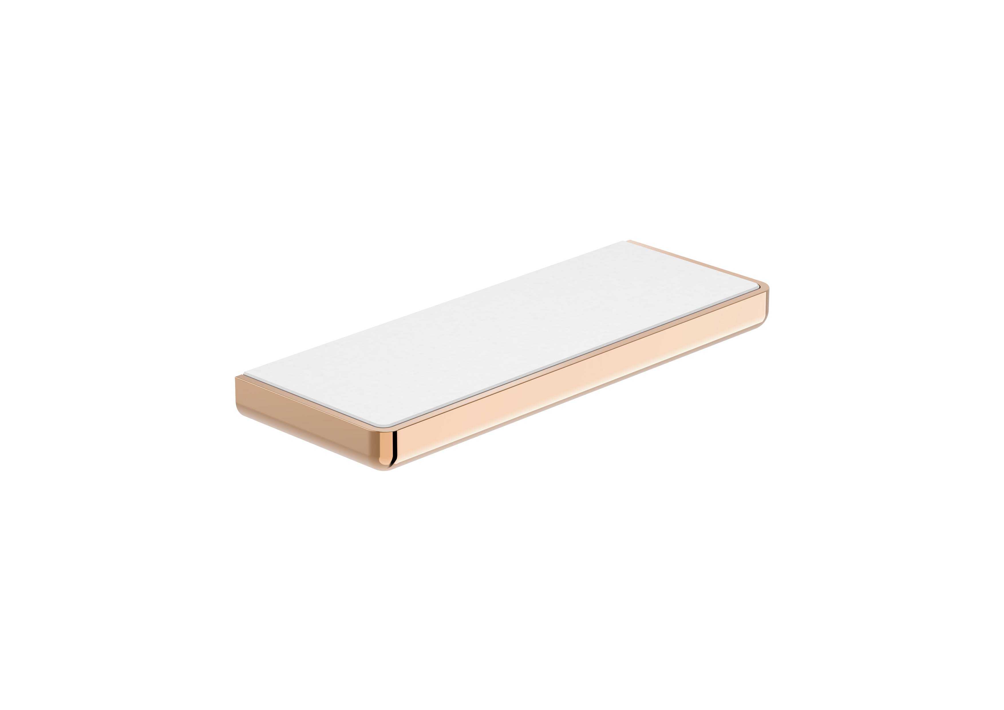 Raft dus Roca A817040RG0, 110 mm, 300 mm, 25 mm, 2 orificii instalare, pe perete, metal, sticla, Cupru