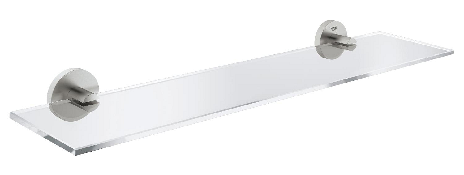 Grohe Raft grohe start, pe perete, 530 x 145 mm, sticla, mat, otel satinat, 41202dc0