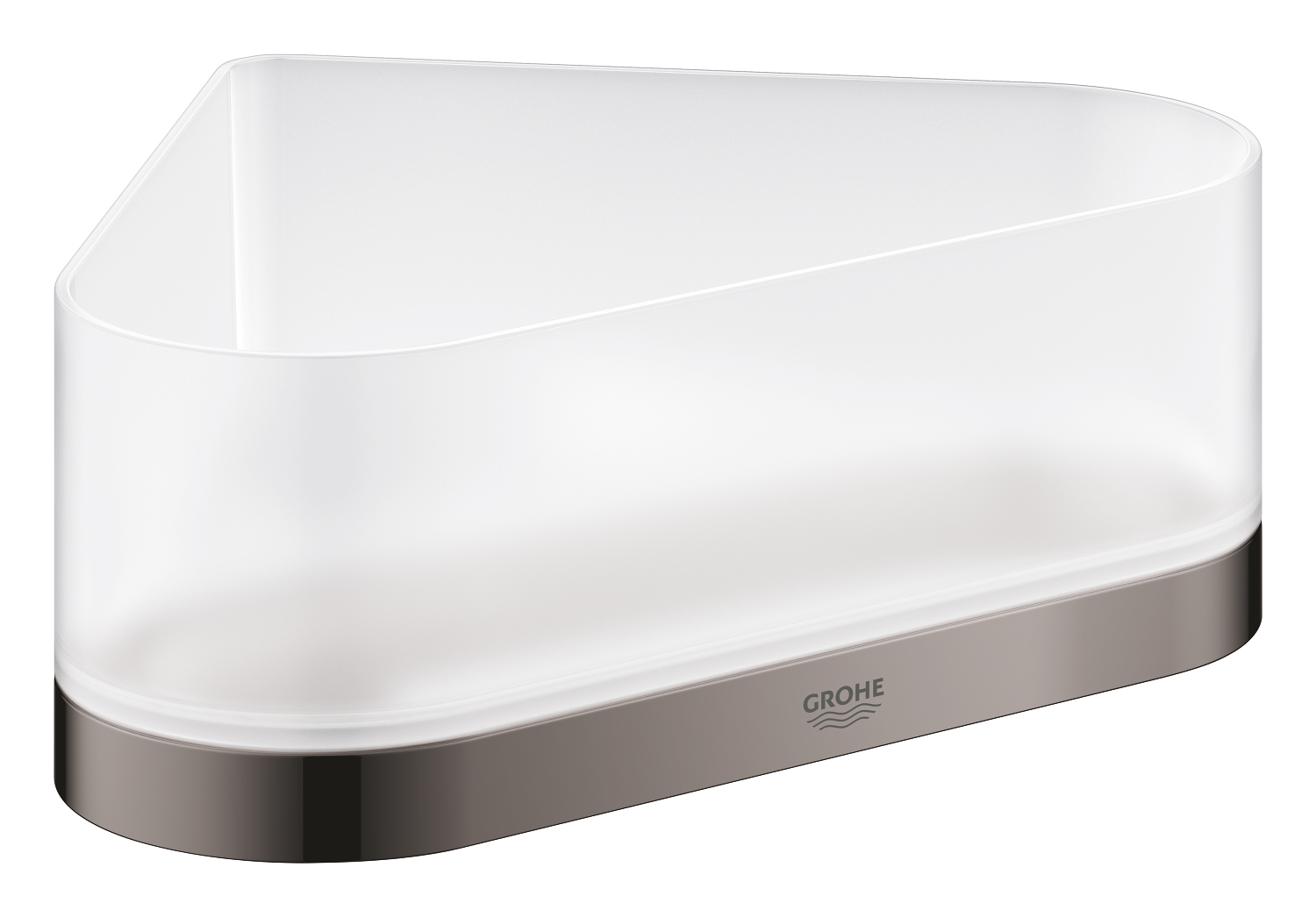 Grohe Raft de colt grohe selection 41038a00, montare pe perete, fixare ascunsa, abs/metal, lucios, grafit
