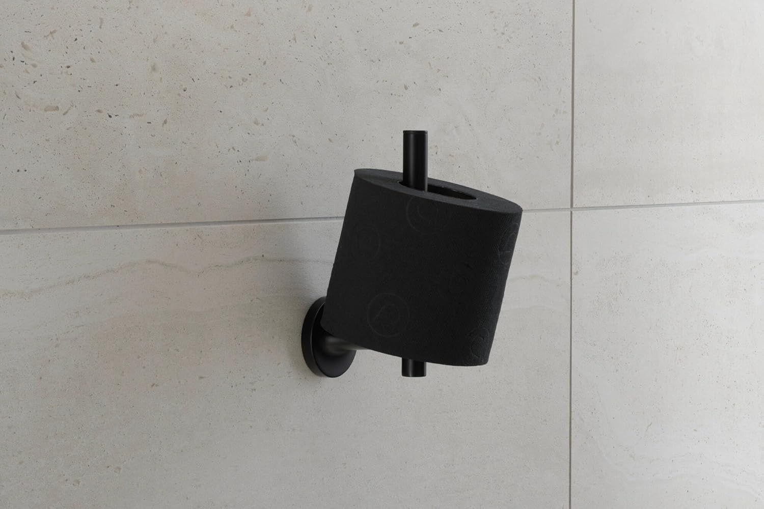 Rezerva hartie Duravit 0099394600, hargie igienica Starck T, tip instalare pe perete, numar orificii instalare 2, negru [3]