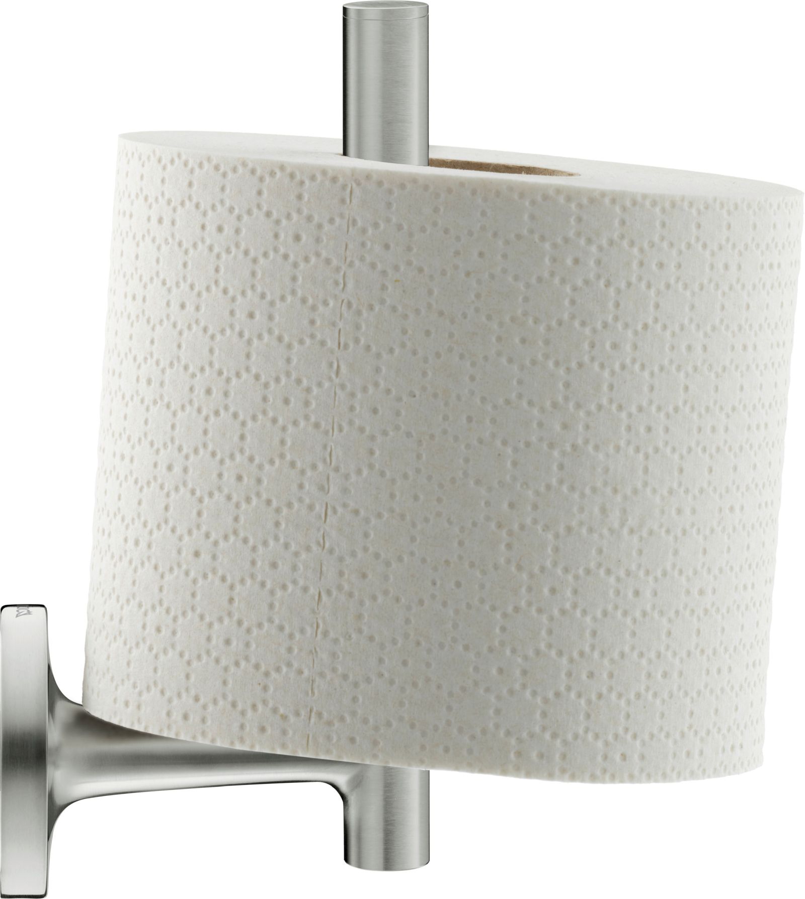 Rezerva hartie Duravit 0099397000, igienica Starck T, tip instalare pe perete, numar orificii instalare 2, otel satinat [1]