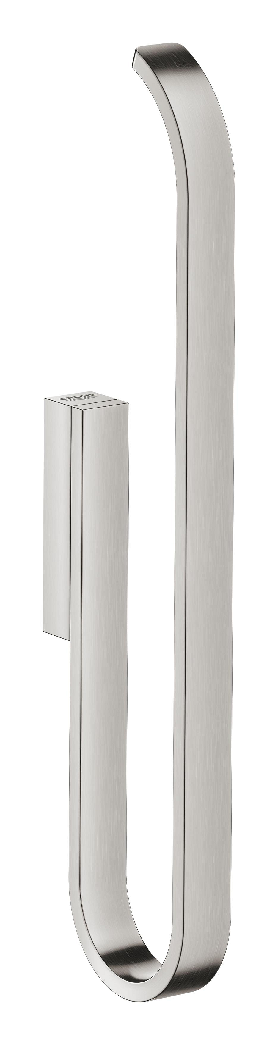 Grohe Rezerva hartie igienica grohe selection, pe perete, metal, mat, otel satinat, 41067dc0