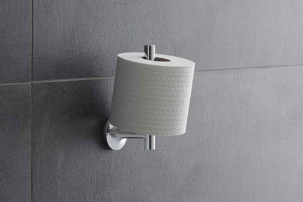 Rezerva hartie Duravit 0099391000, Starck T, tip instalare pe perete, numar orificii instalare 2, crom [3]