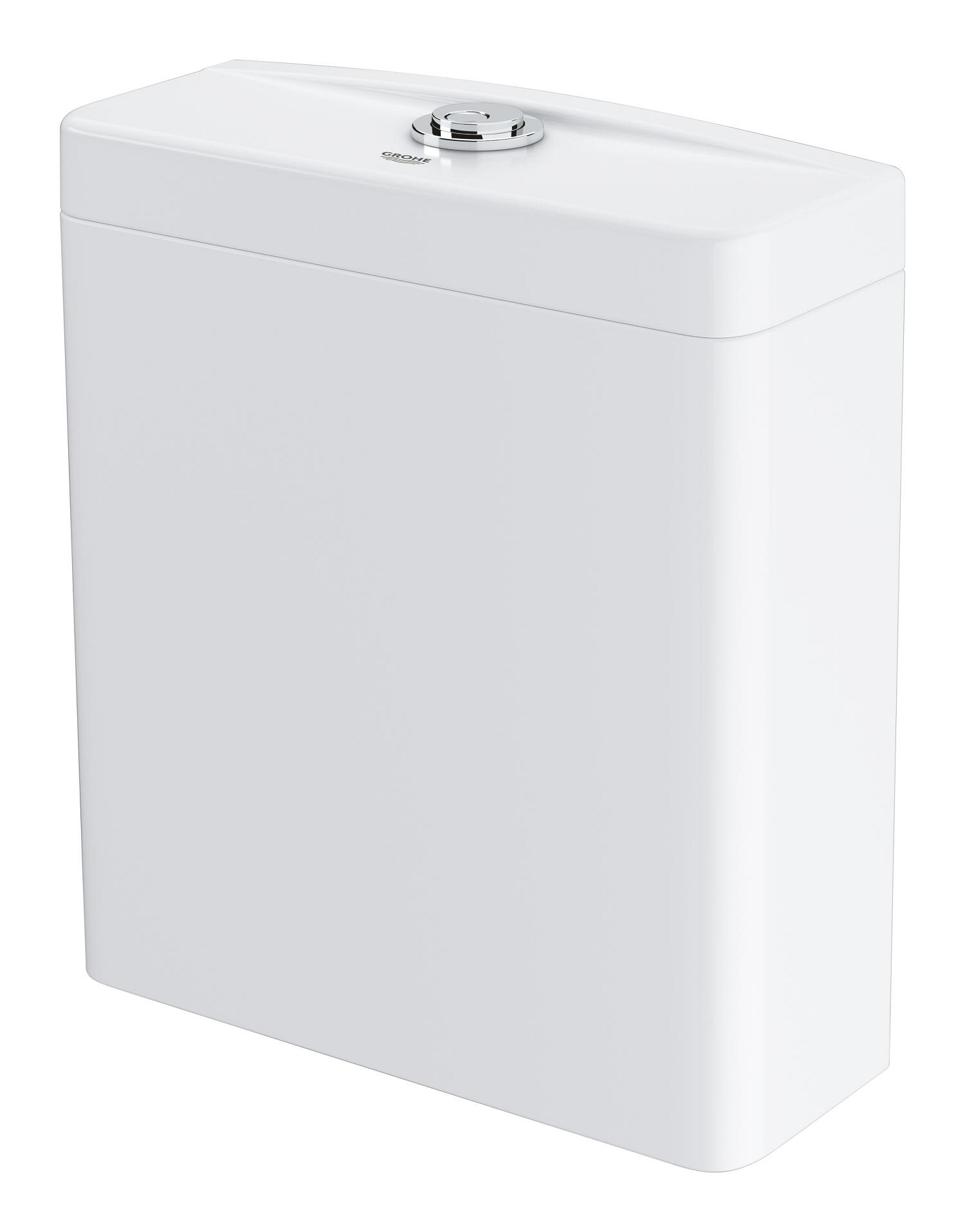 Rezervor aplicat Grohe 39912000, 184 mm, 380 mm, 409 mm, pe wc, inferioara zona alimentare, interior zona montaj, Alb