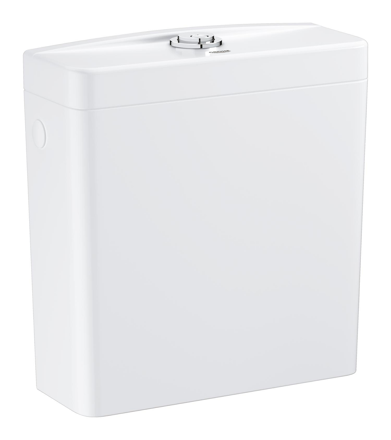 Rezervor WC Grohe 39911000, aplicat Bau Ceramic, montaj pe wc, zona alimentare lateral, dubla spalare, alb [2]