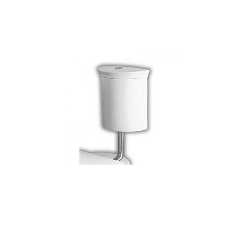 Hatria Rezervor ceramic wc hatria dolcevita, pe perete, alimentare inferioara, conectare wc cromata, alb, 00y0u301
