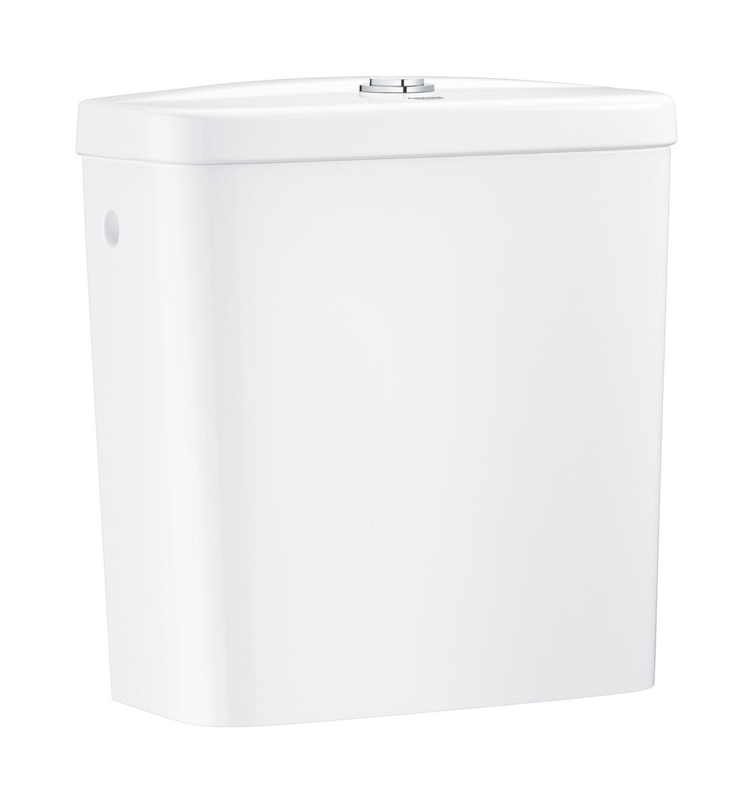 Grohe Rezervor wc grohe bau ceramic, dubla spalare, alimentare laterala, ceramic, alb, 39437000