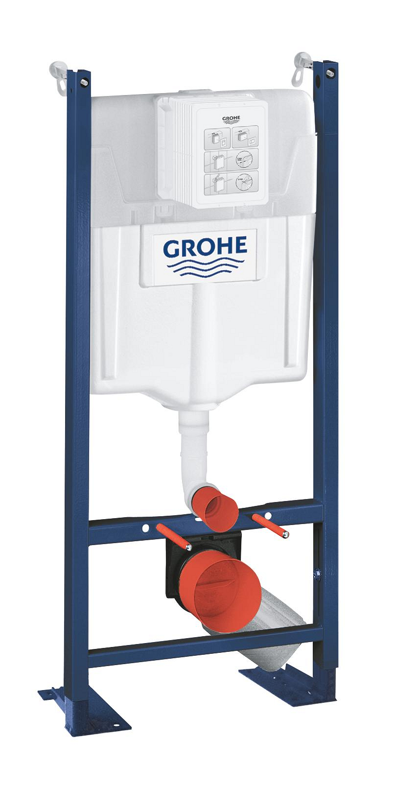 Grohe Rezervor wc suspendat grohe rapid sl, incatrat, pentru pereti compartimentare, otel, 39145000