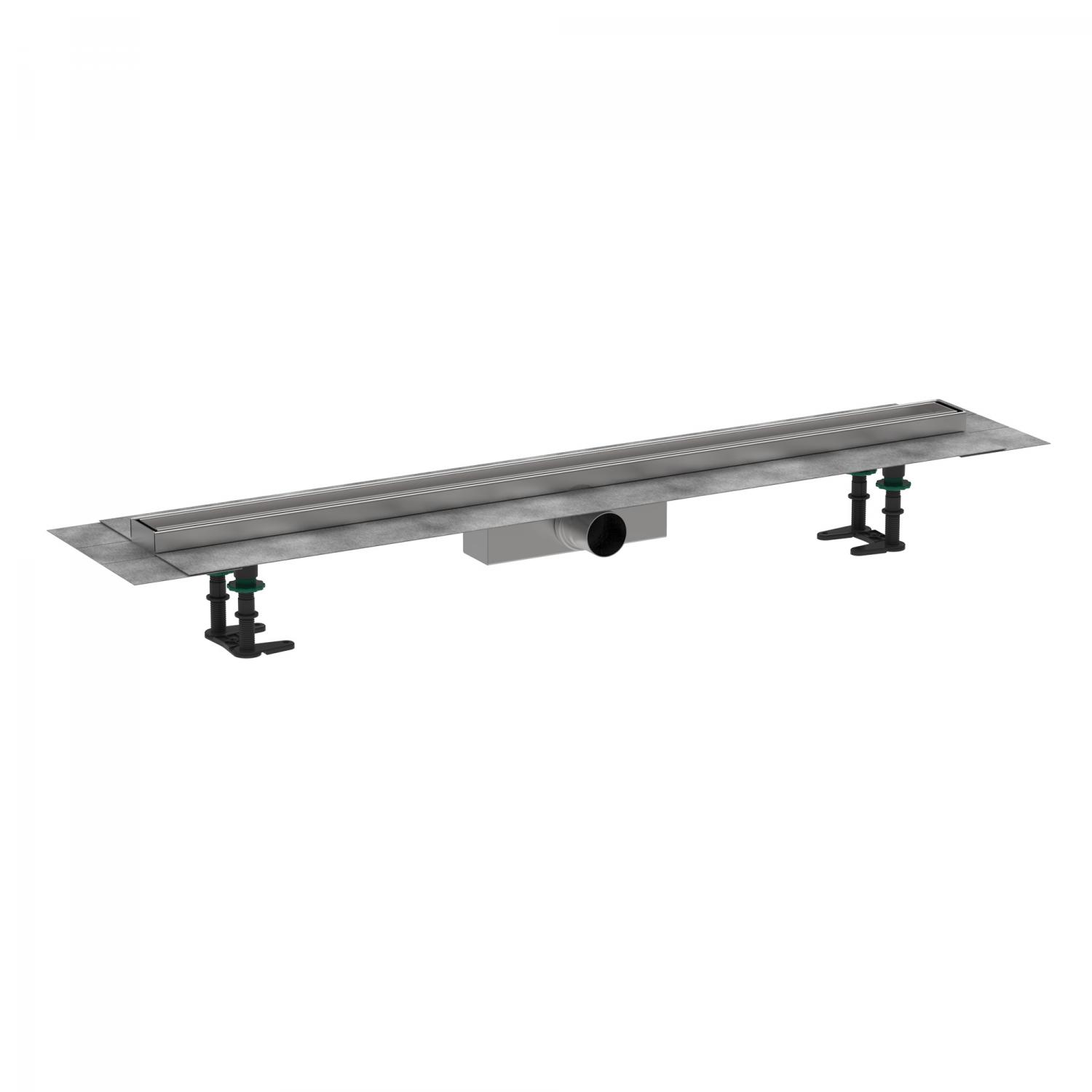 Hansgrohe Rigola completa hansgrohe raindrain compact, 1000 mm, placare gresie, gratar, inox, 56183000