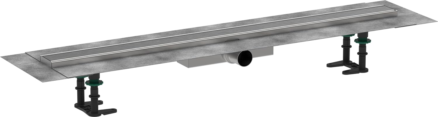 Hansgrohe Rigola completa hansgrohe raindrain compact, incastrata, 900 mm, set finisare, mat, inox, 56168800