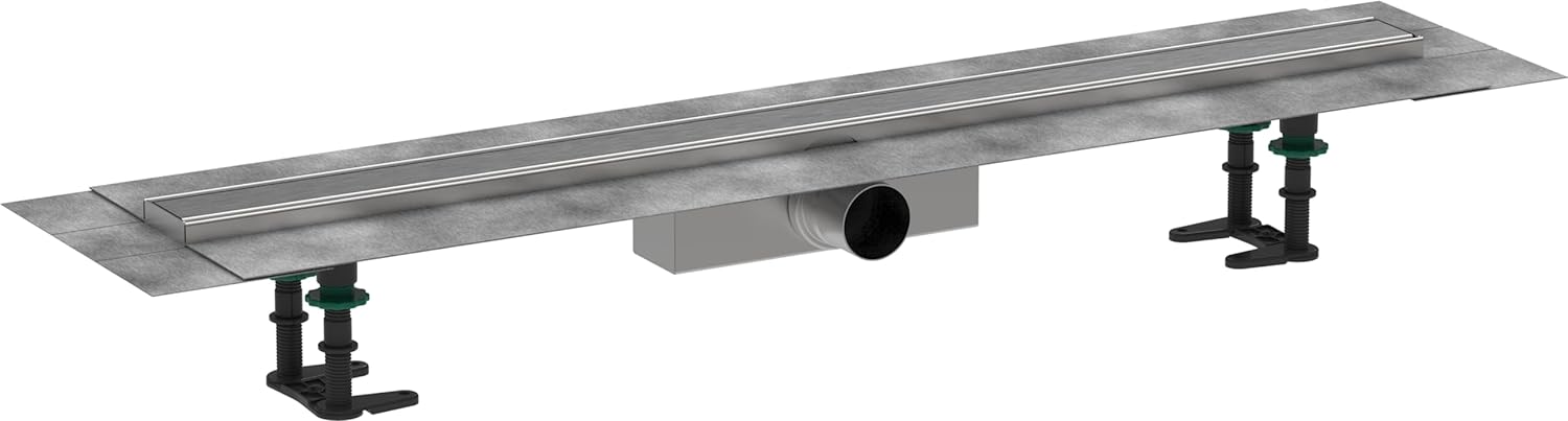 Hansgrohe Rigola completa hansgrohe raindrain compact, incastrata, 900 mm, set finisare, mat, inox, 56180800