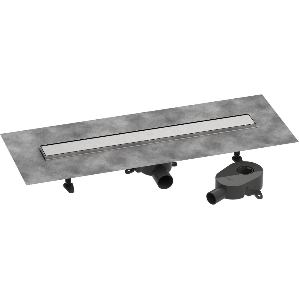 Hansgrohe Rigola completa hansgrohe raindrain go, 700 mm, reversibila, faiantabila, sifon, mat, crom, 56272800